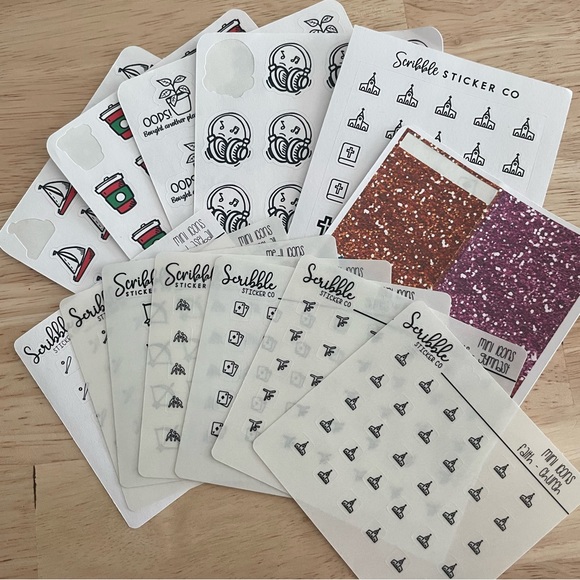 Assorted Planner Stickers - BUJO - Picture 1 of 3